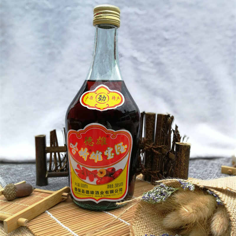 38度哈蚧酒德雄酒 哈蚧酒 广西特产发酵酒浓厚醇香酒 一瓶500ml