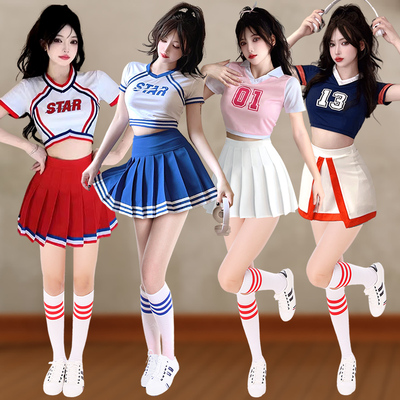 成人女团打歌服啦啦队演出服学生运动会开幕式服装朗诵大合唱班服