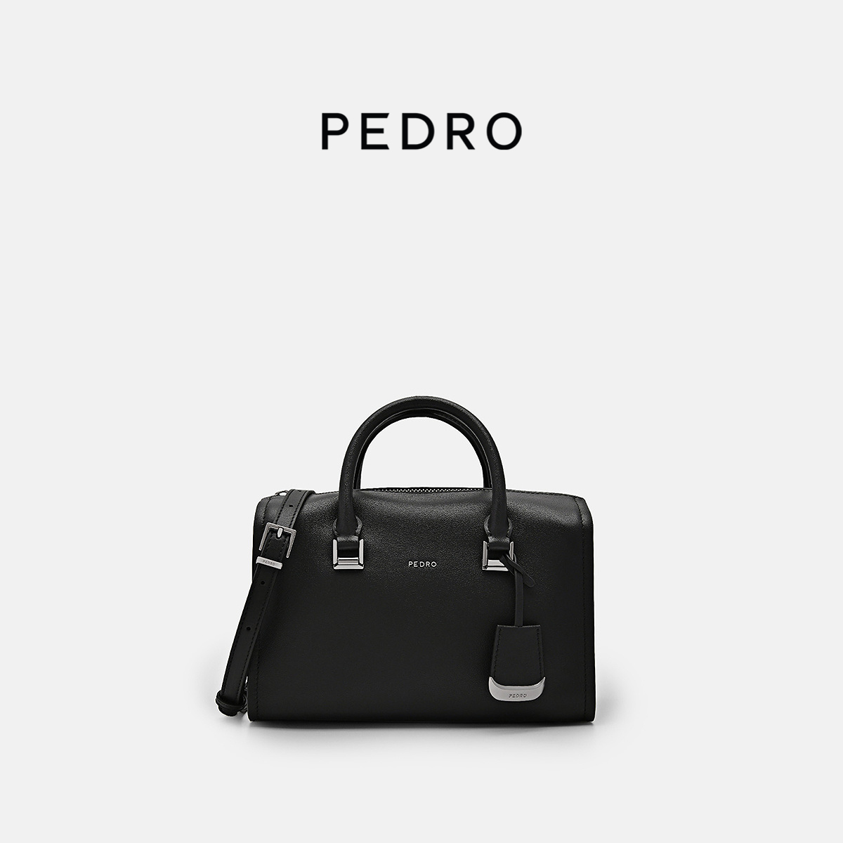 PEDRO牛皮保龄球包Studio女手提斜挎包波士顿包PW2-66390007