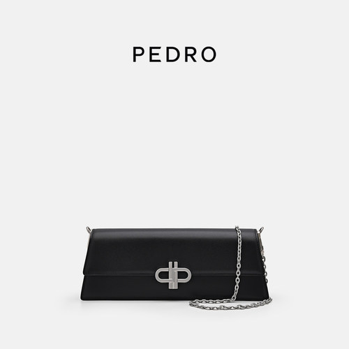 PEDRO牛皮链条包ICON系列手拿包复古法棍包单肩包PW2-26390006
