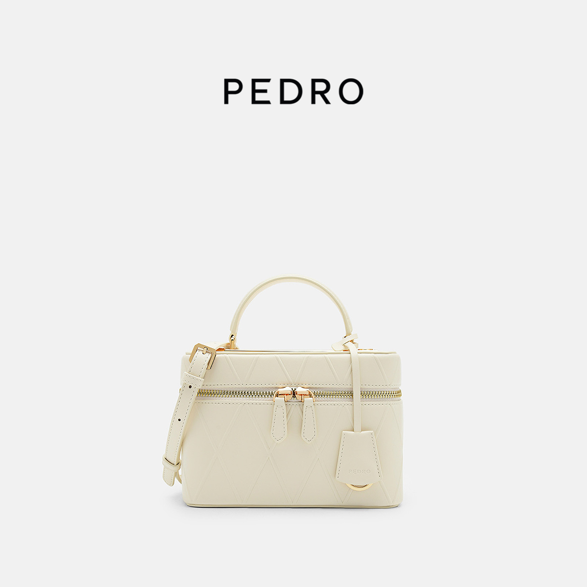 简约拉链式 斜挎小方包