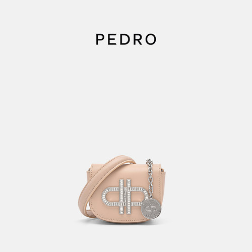 纯色马鞍包PEDRO斜挎链条迷你