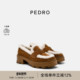 学院风PW1 PEDRO厚底乐福鞋 66600023 新款 增高单鞋 ICON女鞋 冬季
