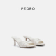 PEDRO小猫跟凉拖ICON优雅气质高跟一字拖鞋 PW1 25580407