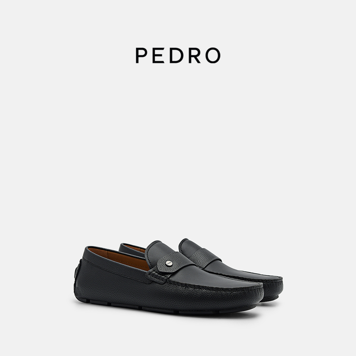 PEDRO乐福鞋男士时尚英伦一脚蹬豆豆鞋PM1-65980291