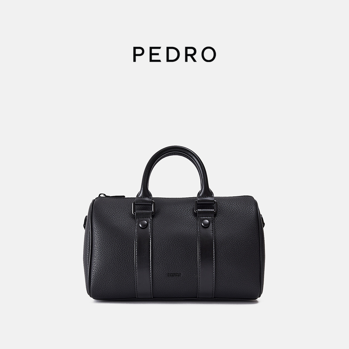 PEDRO波士顿包26春季新款男士简约手提圆筒包单肩包PM2-26320274