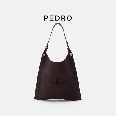 PEDRO托特包25冬季新款ICON女包柔软单肩包PW2-75210179-1