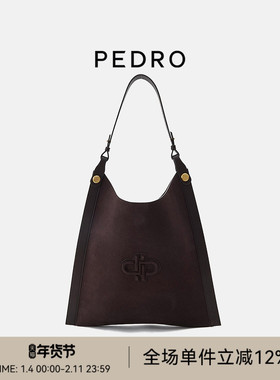 PEDRO托特包25冬季新款ICON女包柔软单肩包PW2-75210179-1