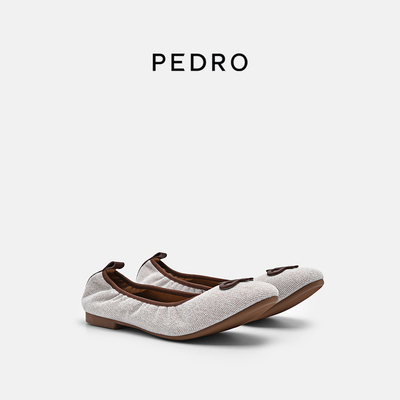 PEDRO羊皮平底鞋ICON系列冬季新款女士舒适单鞋PW1-66210004