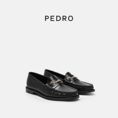 26春季 女鞋 鎏金系列舒适复古乐福鞋 PEDRO牛皮单鞋 PW1 66600026