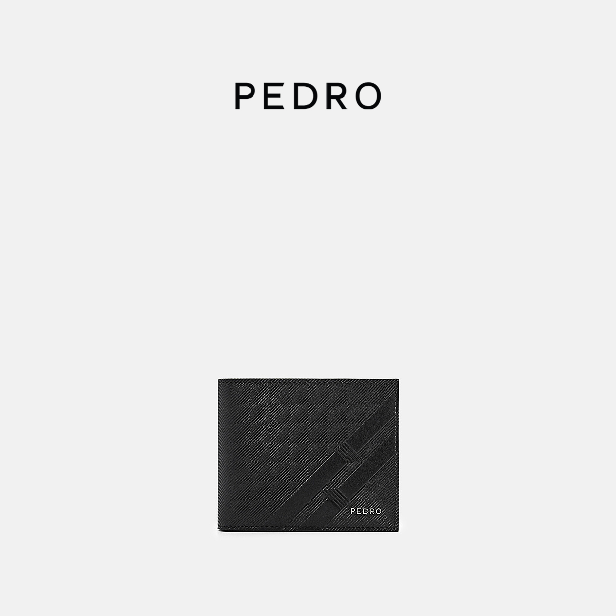 PEDRO相片位牛皮钱包25夏季新款男士商务休闲短钱包PM4-15940273