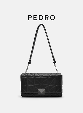 PEDRO牛皮腋下包Studio系列Pixel翻盖单肩包PW2-75060115