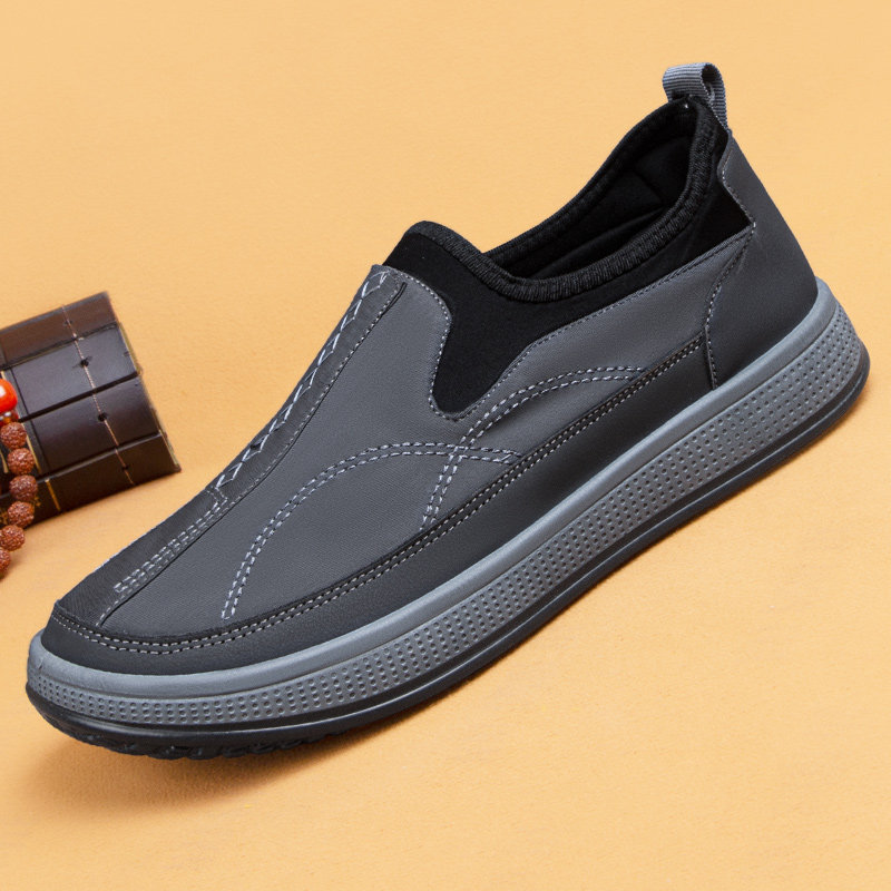 老北京布鞋男春秋款爸爸鞋休闲软底中老年男鞋一脚蹬防滑老人鞋男,流行男鞋,布鞋,淘宝优惠券,粉丝福利购,淘宝优惠卷