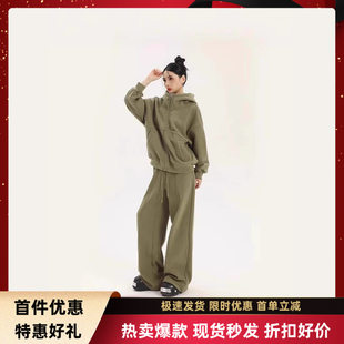 即墨减龄原厂女2025潮外套休闲时尚显瘦长袖裤套装春秋新款大码