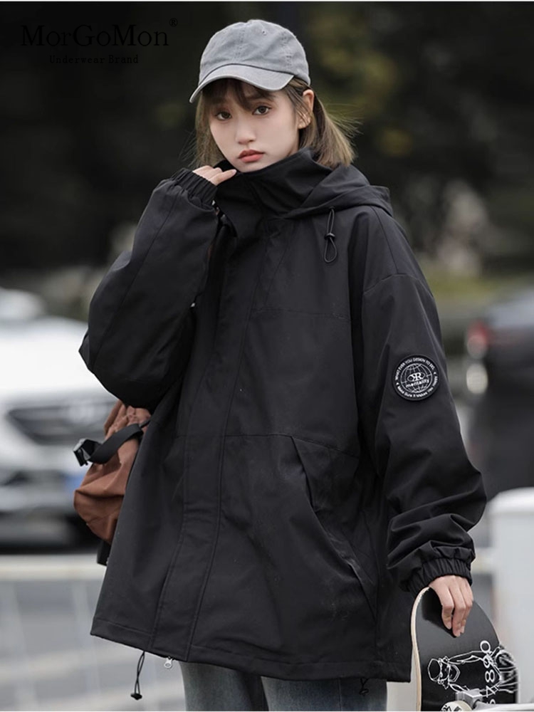 防风外套女情侣秋季新款户外