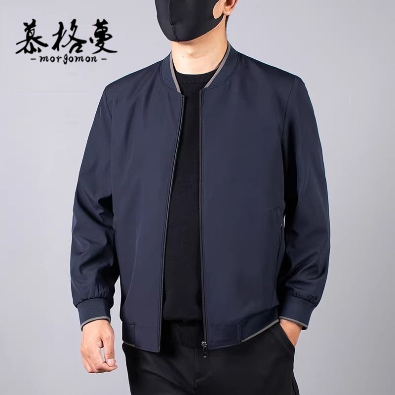 夹克男春秋季新款大码宽松商务中年男士加肥加大号轻薄休闲外套男,男装,夹克,淘宝优惠券,粉丝福利购,淘宝优惠卷