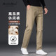 子 2026新款 男裤 休闲裤 秋季 秋冬款 时尚 长裤 高端男士 卡其色直筒修身