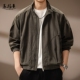通勤男士 宽松潮牌工装 外套 复古莱赛尔夹克男2026春秋新款 高端美式