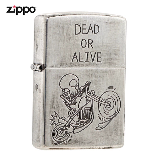 Zippo Подлинный флагманский магазин Оригинальный боец ​​Zippo Инонный более легкий скелет также сумасшедший ZBT-3-110B