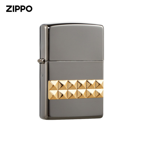 zippo打火机正品镶嵌徽章送礼