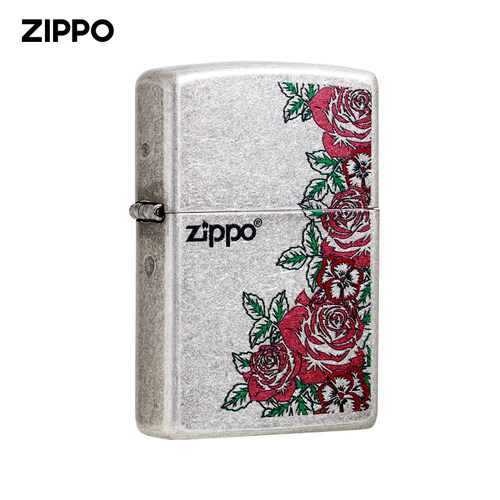 ZIPPO热恋玫瑰打火机情人节礼物