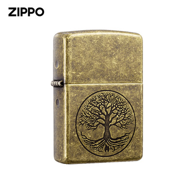 zippo打火机正品古老的生命送礼