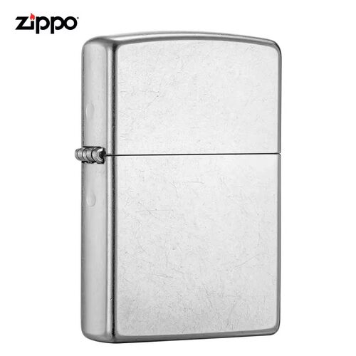 ZIPPO经典花砂镀铬打火机送男友