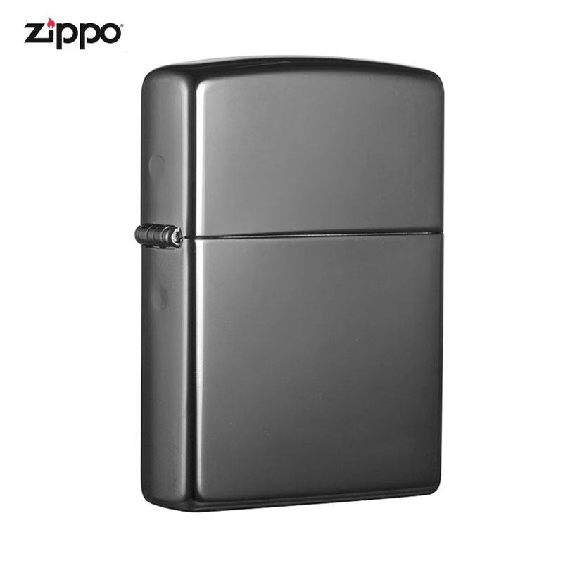 ZIPPO官方旗舰店防风煤油男士打火机美版进口黑冰150镜面男士礼物