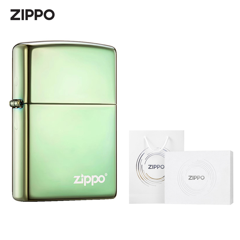男友礼物ZIPPO绿冰变色龙打火机
