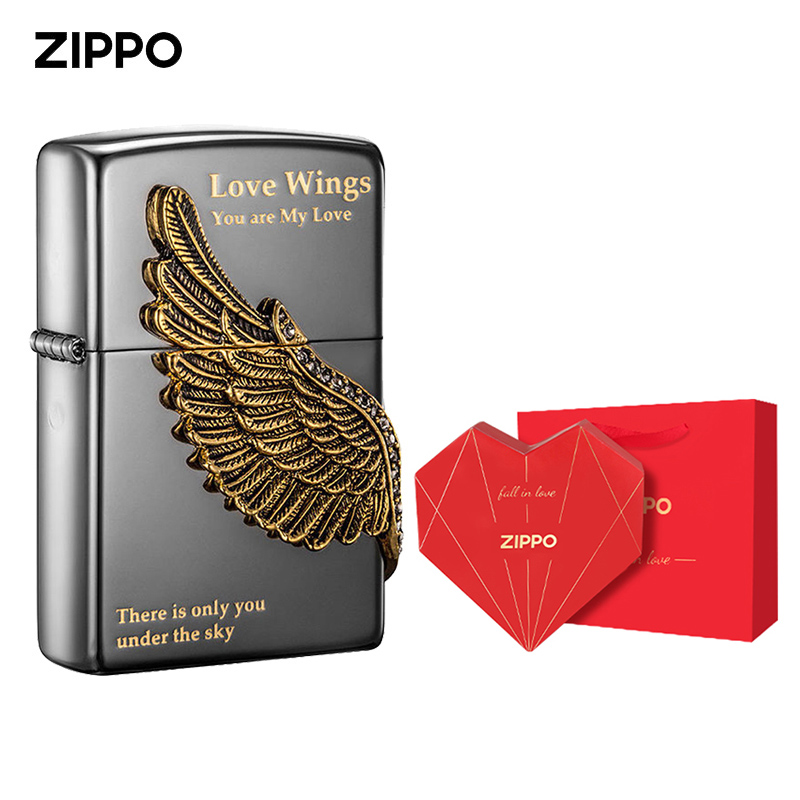 ZIPPO爱情之翼打火机芝宝礼物
