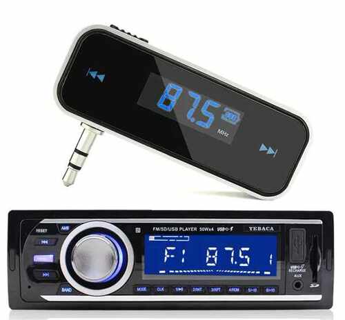 立体声FM发射器 调频发射器 车载发射器 电视 电脑 手机 接口通用