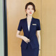 气质酒店经理前台收银服务员工服 西装 高端珠宝店工作服女夏季 短袖