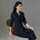 场合白领春秋商务正装 两件套女正式 工作服 职业套装 高端双排扣西装