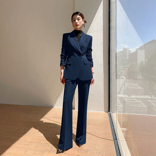 高级感西装套装女厚款职业工作服