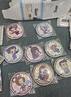 正版 艾漫潮玩星球联动CAPCOM逆转裁判主题店限定吧唧御剑成步堂