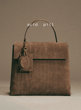 爱喜acid pill｜手提包双肩包斜挎包三用包牛奶咖啡鹿茸麂皮