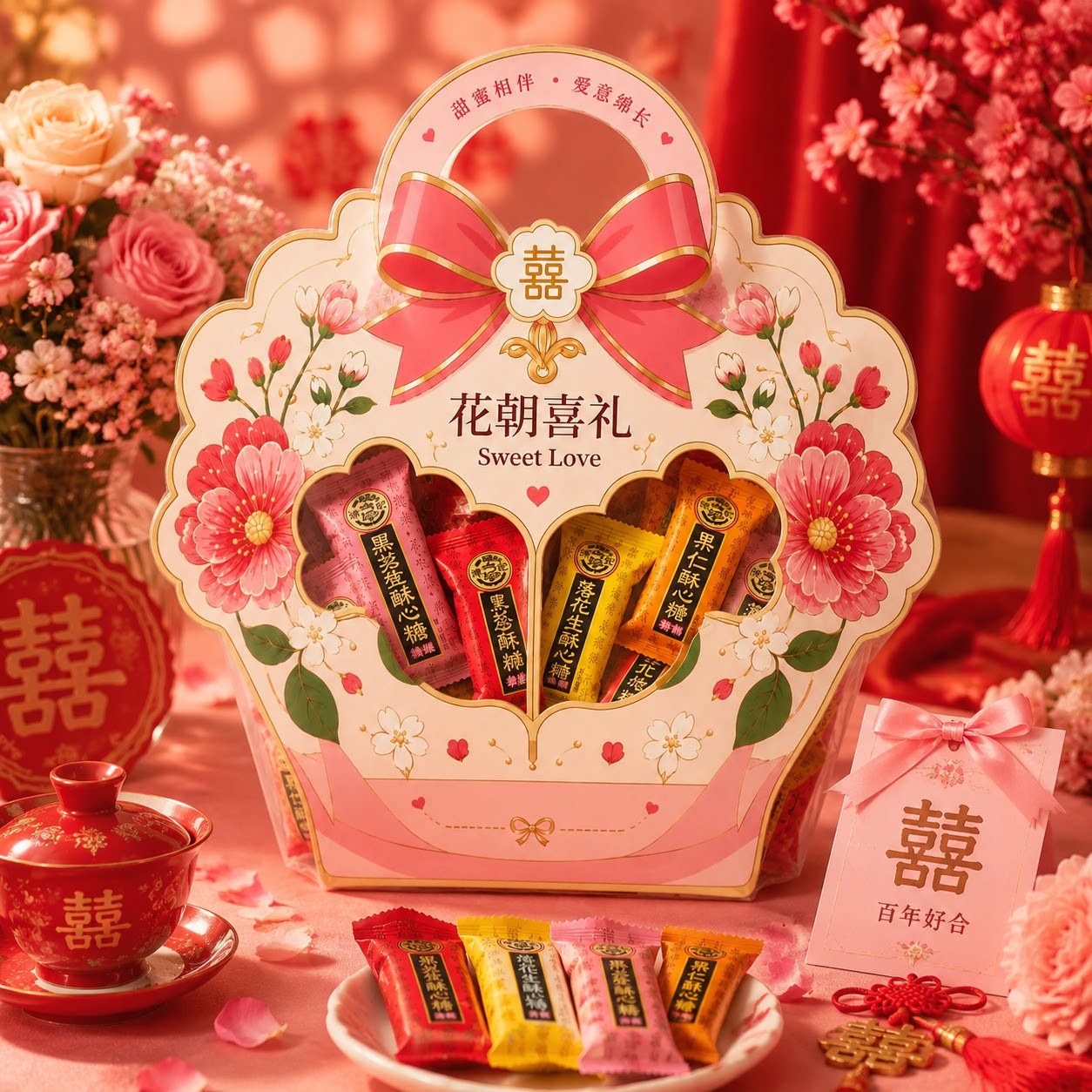 徐福记酥心糖酥糖糖果喜糖休闲零食散装多口味混发结婚过节送礼