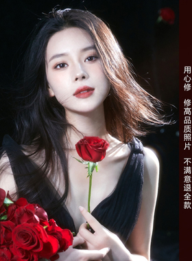 婚纱照片精修形象照中性灰个人写真精修宝宝照PS婚礼跟拍专业修图