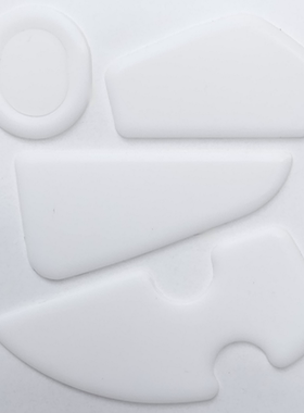 适用罗技master4鼠标脚贴MX anywhere 2 2S 3 3S鼠标替换弧边脚垫