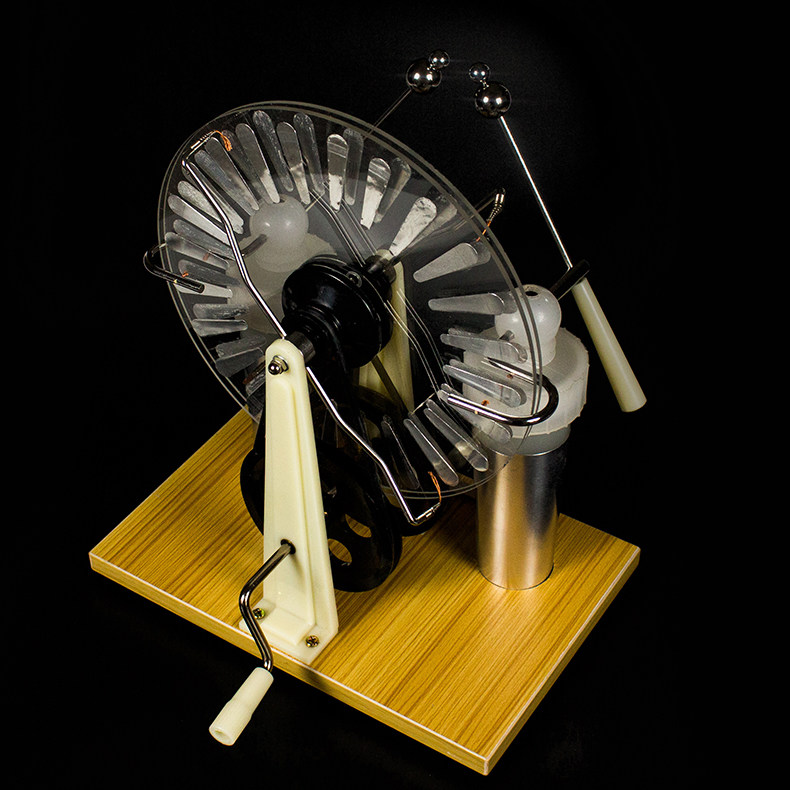 23008 静电感应起电机 静电发生器 静电演示实验 电学教学仪器