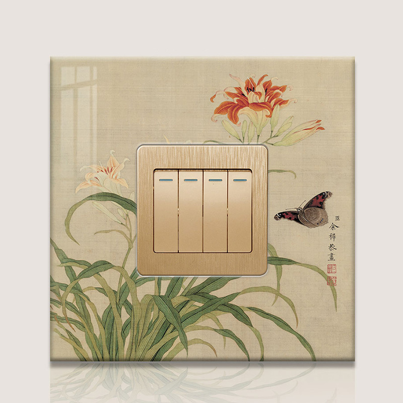 个性创意开关套保护装饰贴插座墙贴开关套遮丑遮挡墙面开关装饰画