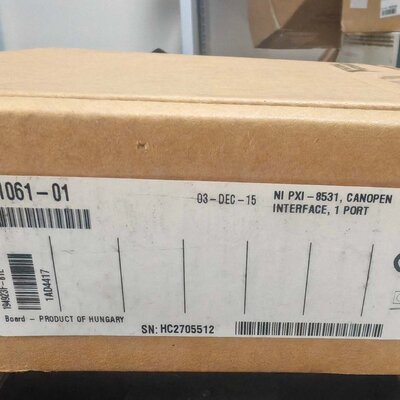 议价CANopen接口模块PXI-8531PXI-8532PCI-8531