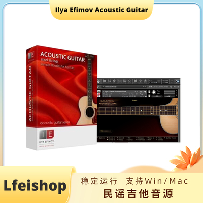 Ilya Efimov Acoustic Guitar民谣吉他kontakt音源