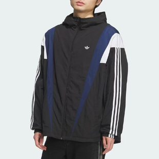 Adidas KS3552 阿迪达斯男子梭织拼色立领透气休闲运动夹克外套