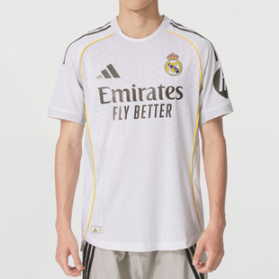 adidas/阿迪达斯德国队男子透气皇家马德里足球运动短袖T恤JV5918