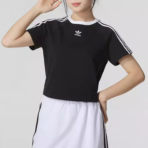 舒适透气阿迪达斯女子短袖