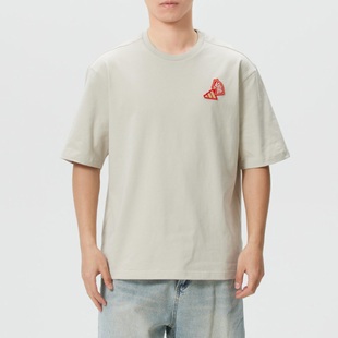 T恤KQ5100 百搭印花运动圆领短袖 adidas 阿迪达斯男女舒适透气时尚