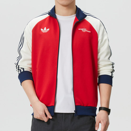 adidas/阿迪达斯男款春秋舒适针织长袖立领运动夹克外套 KB1793
