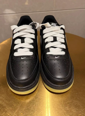 Nike/耐克 Air Force 1 空军一号GS款休闲运动鞋板鞋HQ1911-001