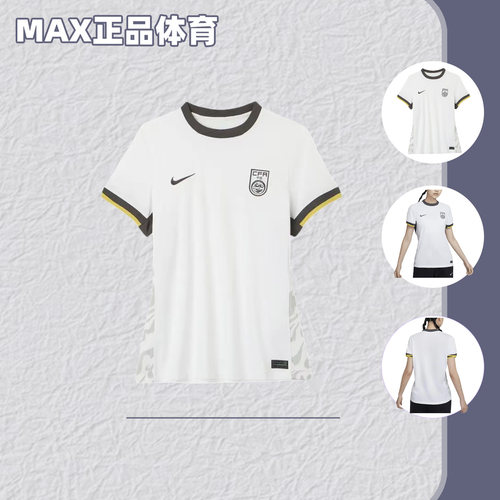耐克女子速干圆领足球衣短袖
